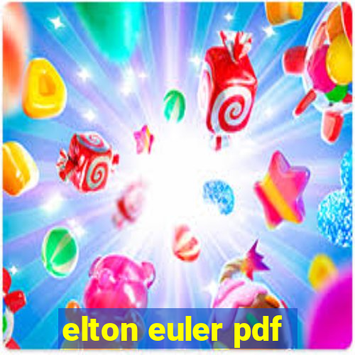 elton euler pdf